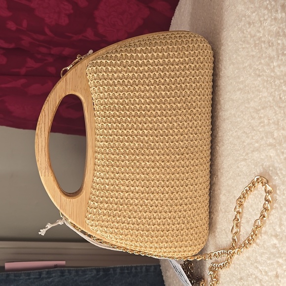 NWT Small Wood Clutch - Picture 5 of 7